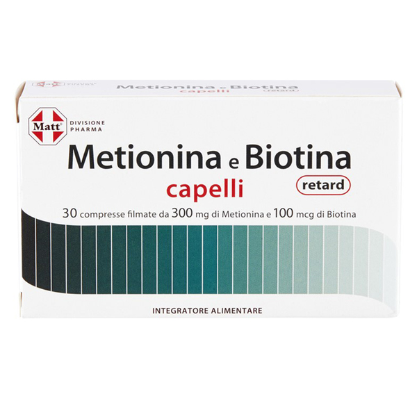 Метионин и биотин (Metionina E Biotina Capelli), 30 таблетки - Green Master