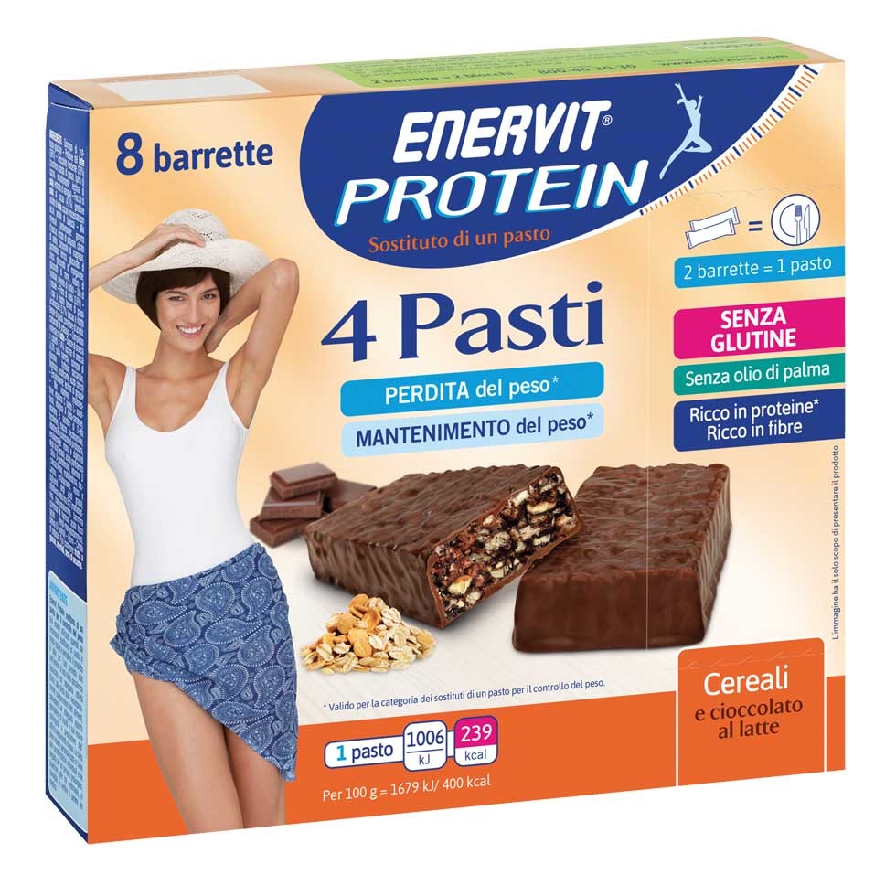 Protein 4 pasti cereali cioccolato dx rgb low